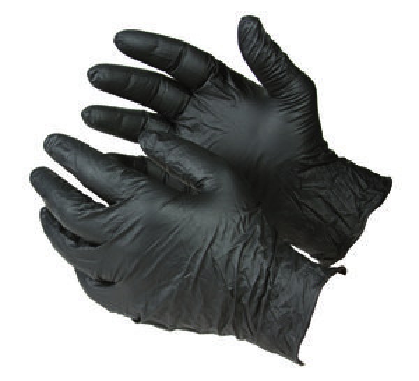 Black Nitrile Gloves